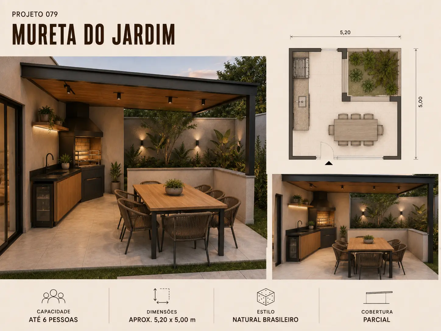 Projeto 079: Mureta do Jardim